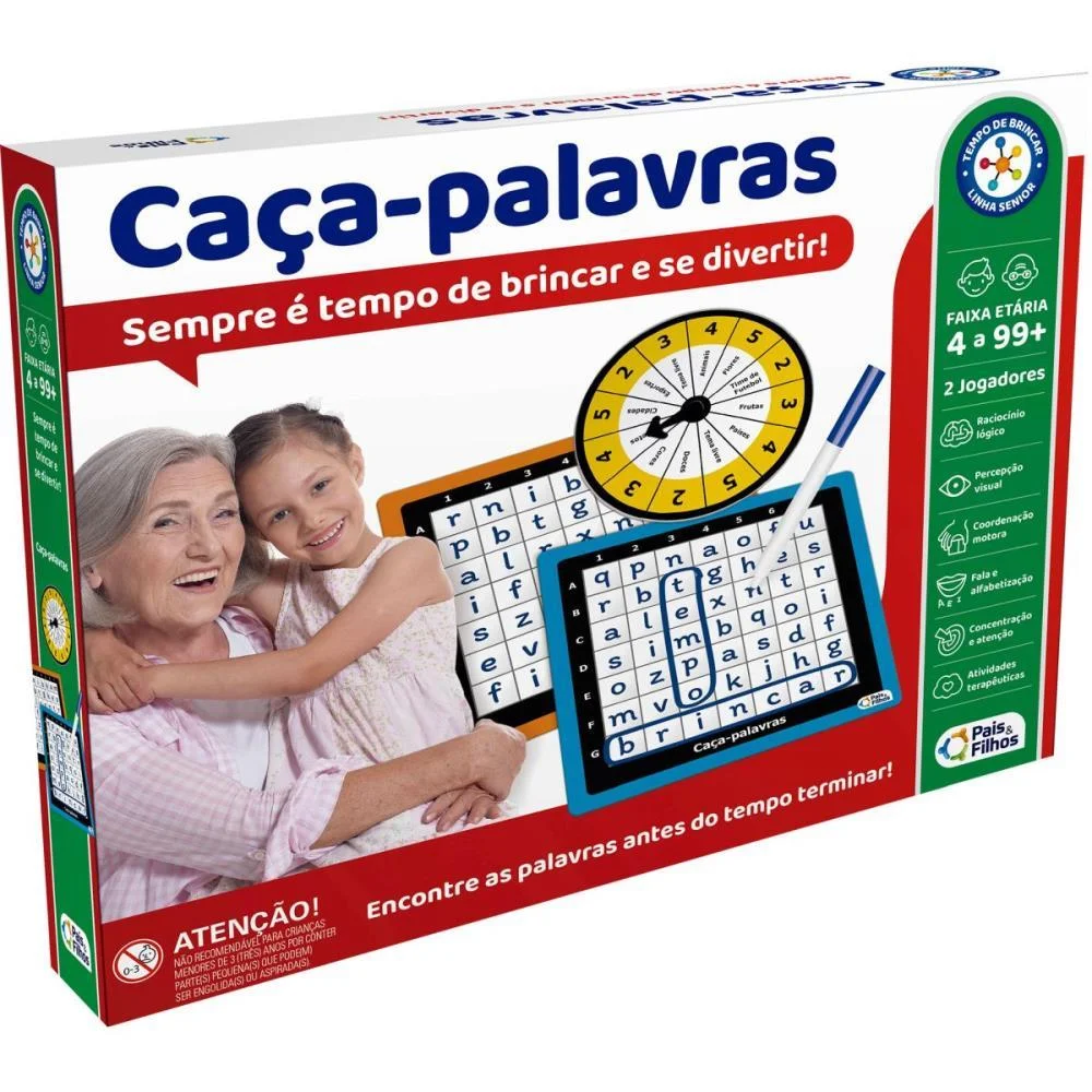 JOGO DIVERSO CACA PALAVRAS PAIS E FILHOS (UNIDADE) - imagem 2