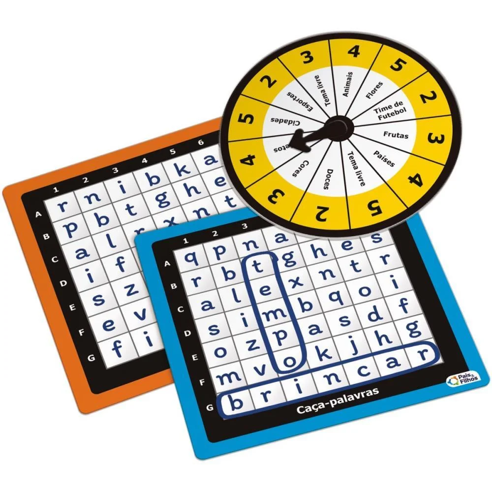 JOGO DIVERSO CACA PALAVRAS PAIS E FILHOS (UNIDADE) - imagem 4