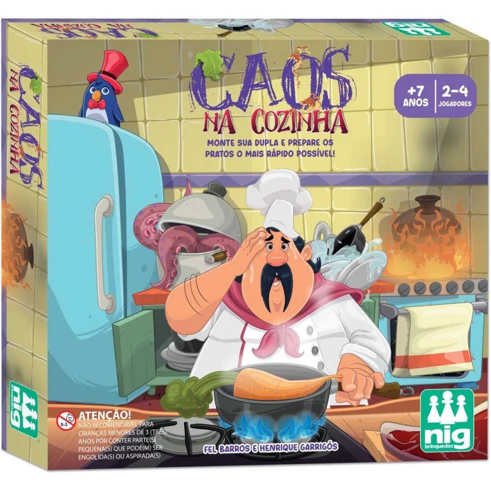 JOGO DIVERSO CAOS NA COZINHA NIG BRINQUEDOS (UNIDADE) - imagem 4