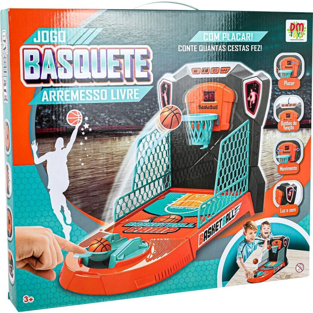 JOGO DIVERSO BASQUETE ARREMESSO LIVRE C/CON DM TOYS (UNIDADE) - imagem 3