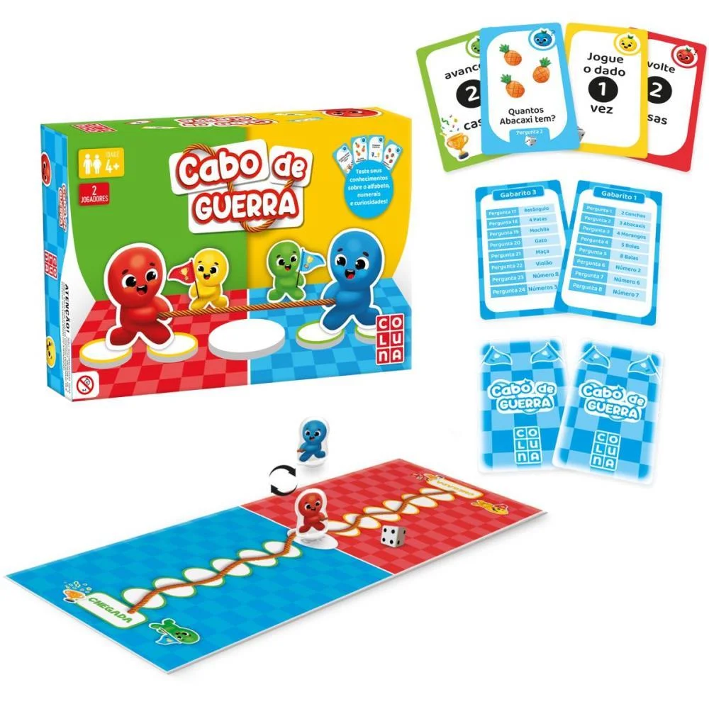 JOGO DIVERSO CABO DE GUERRA COLUNA (UNIDADE) - imagem 3