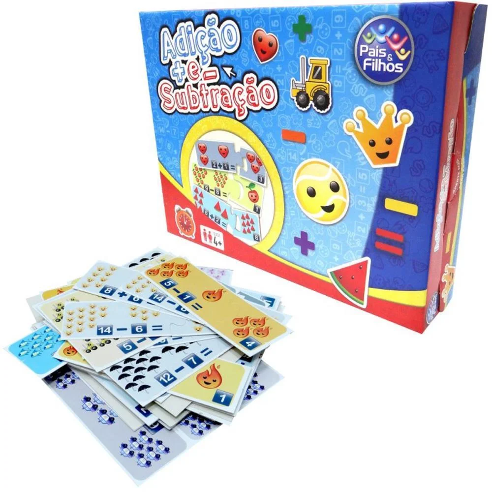 JOGO DIVERSO ADICAO E SUBTRACAO PAIS E FILHOS (UNIDADE) - imagem 2