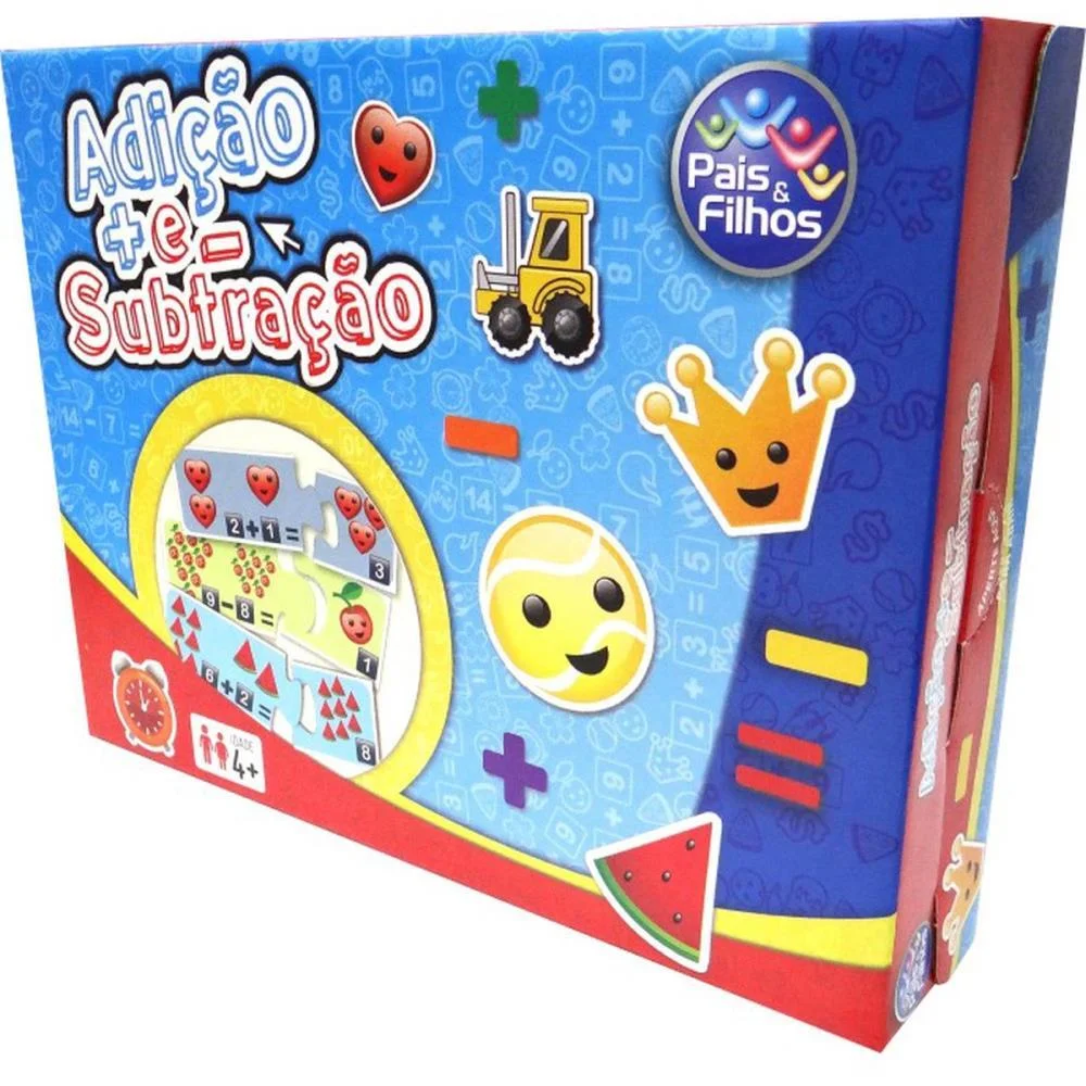 JOGO DIVERSO ADICAO E SUBTRACAO PAIS E FILHOS (UNIDADE) - imagem 5