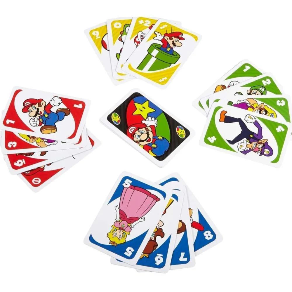 JOGO DE CARTAS UNO SUPER MARIO BROS MATTEL (UNIDADE) - imagem 5