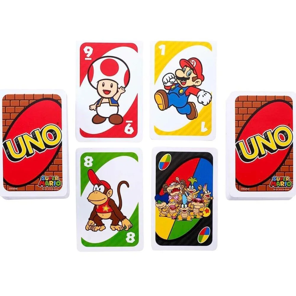 JOGO DE CARTAS UNO SUPER MARIO BROS MATTEL (UNIDADE) - imagem 6