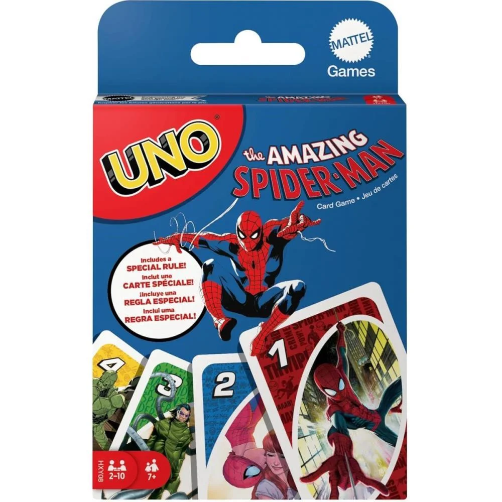 JOGO DE CARTAS UNO SPIDERMAN MATTEL (UNIDADE) - imagem 3