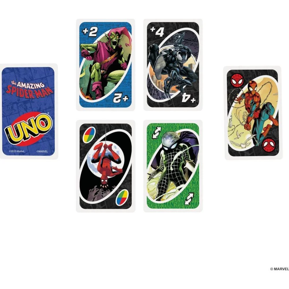 JOGO DE CARTAS UNO SPIDERMAN MATTEL (UNIDADE) - imagem 6