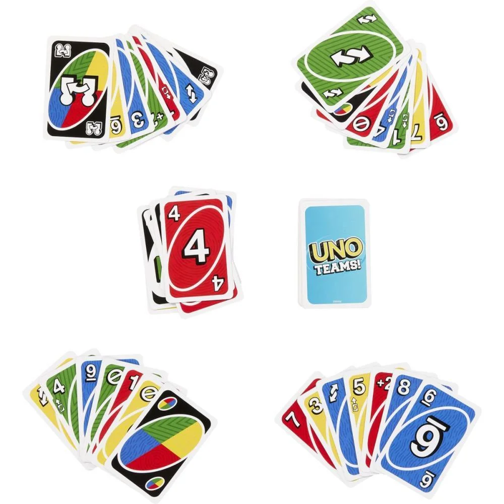 JOGO DE CARTAS UNO TEAMS MATTEL (UNIDADE) - imagem 3