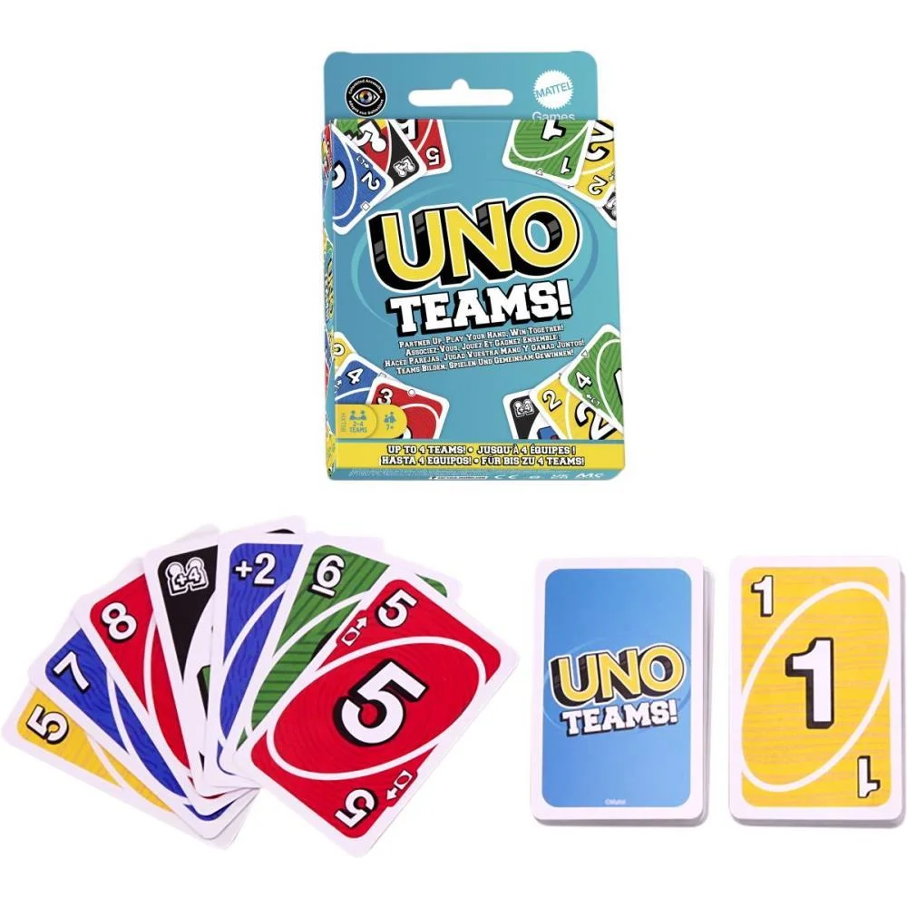 JOGO DE CARTAS UNO TEAMS MATTEL (UNIDADE) - imagem 4