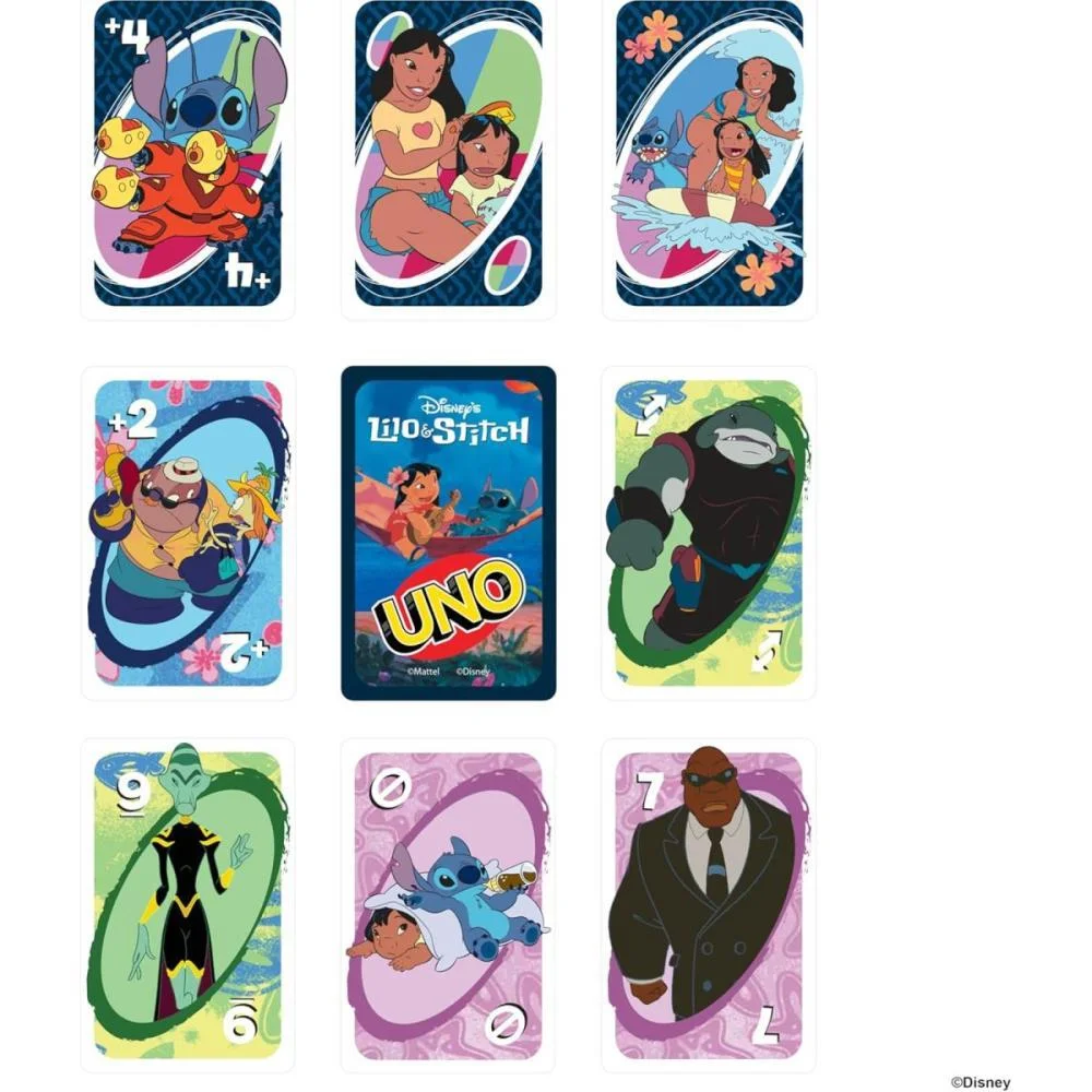 JOGO DE CARTAS UNO LILO E STITCH MATTEL (UNIDADE) - imagem 5