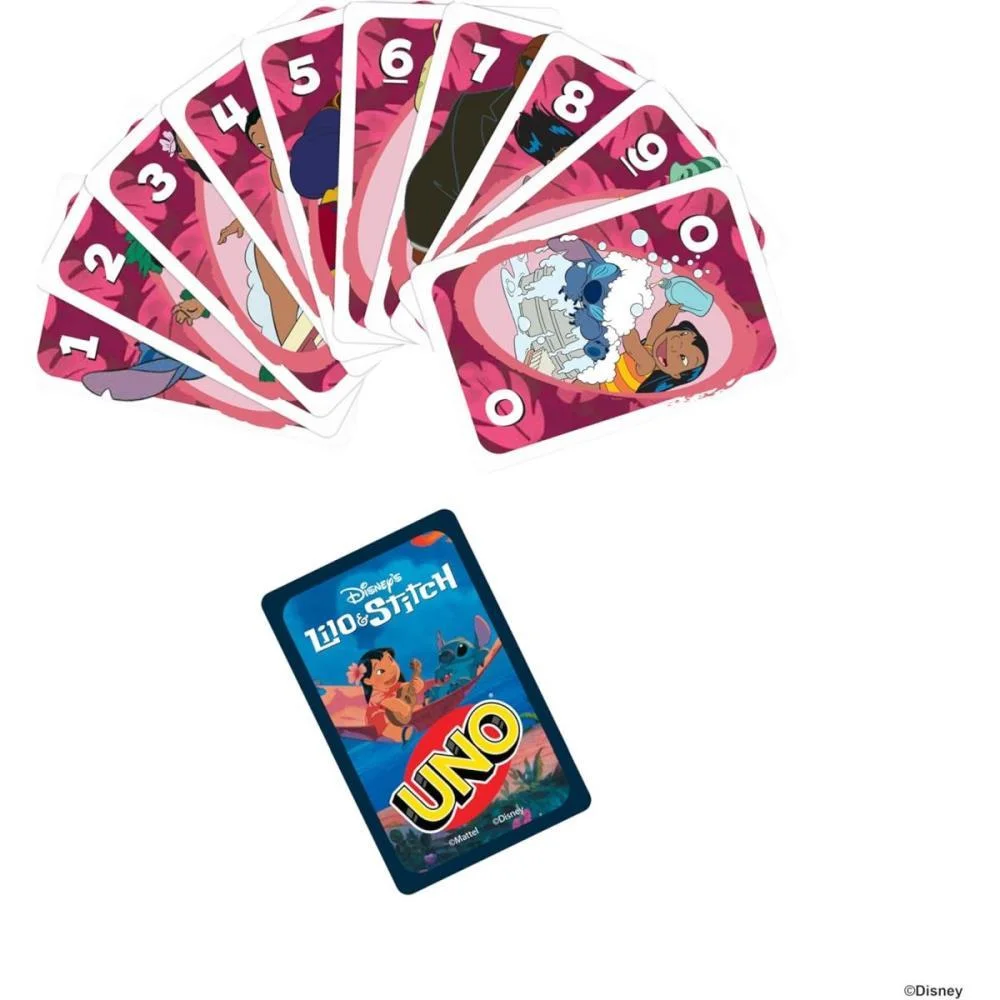 JOGO DE CARTAS UNO LILO E STITCH MATTEL (UNIDADE) - imagem 7