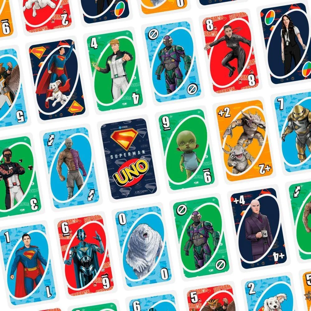 JOGO DE CARTAS UNO SUPERMAN MOVIE MATTEL (UNIDADE) - imagem 5