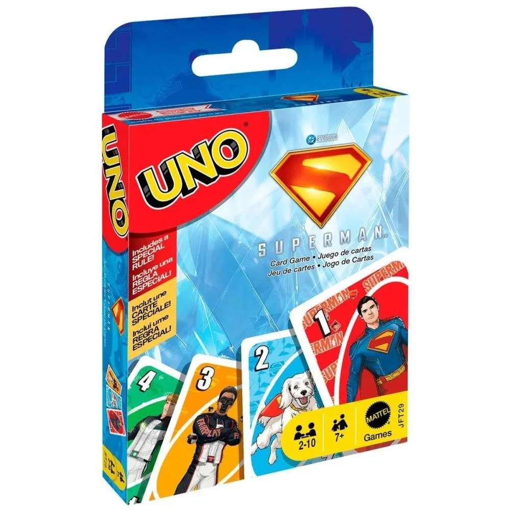 JOGO DE CARTAS UNO SUPERMAN MOVIE MATTEL (UNIDADE) - imagem 9