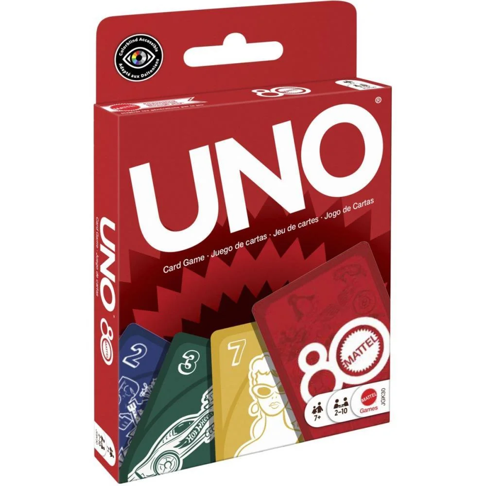 JOGO DE CARTAS UNO 80TH MATTEL MATTEL (UNIDADE) - imagem 11