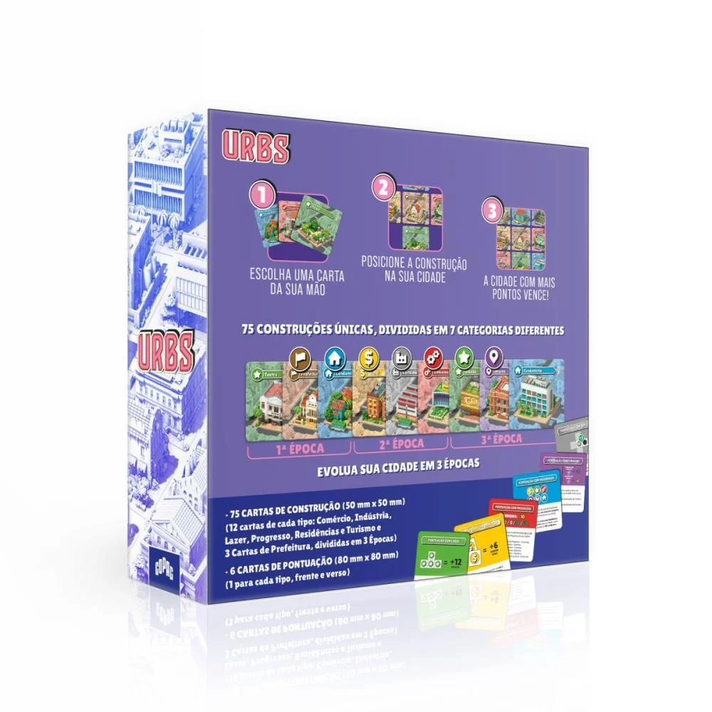 JOGO DE CARTAS URBS COPAG (UNIDADE) - imagem 6