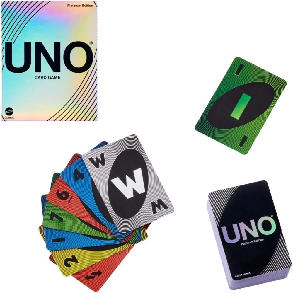 JOGO DE CARTAS UNO PLATINUM EXCLUSIVO MATTEL (UNIDADE) - imagem 3