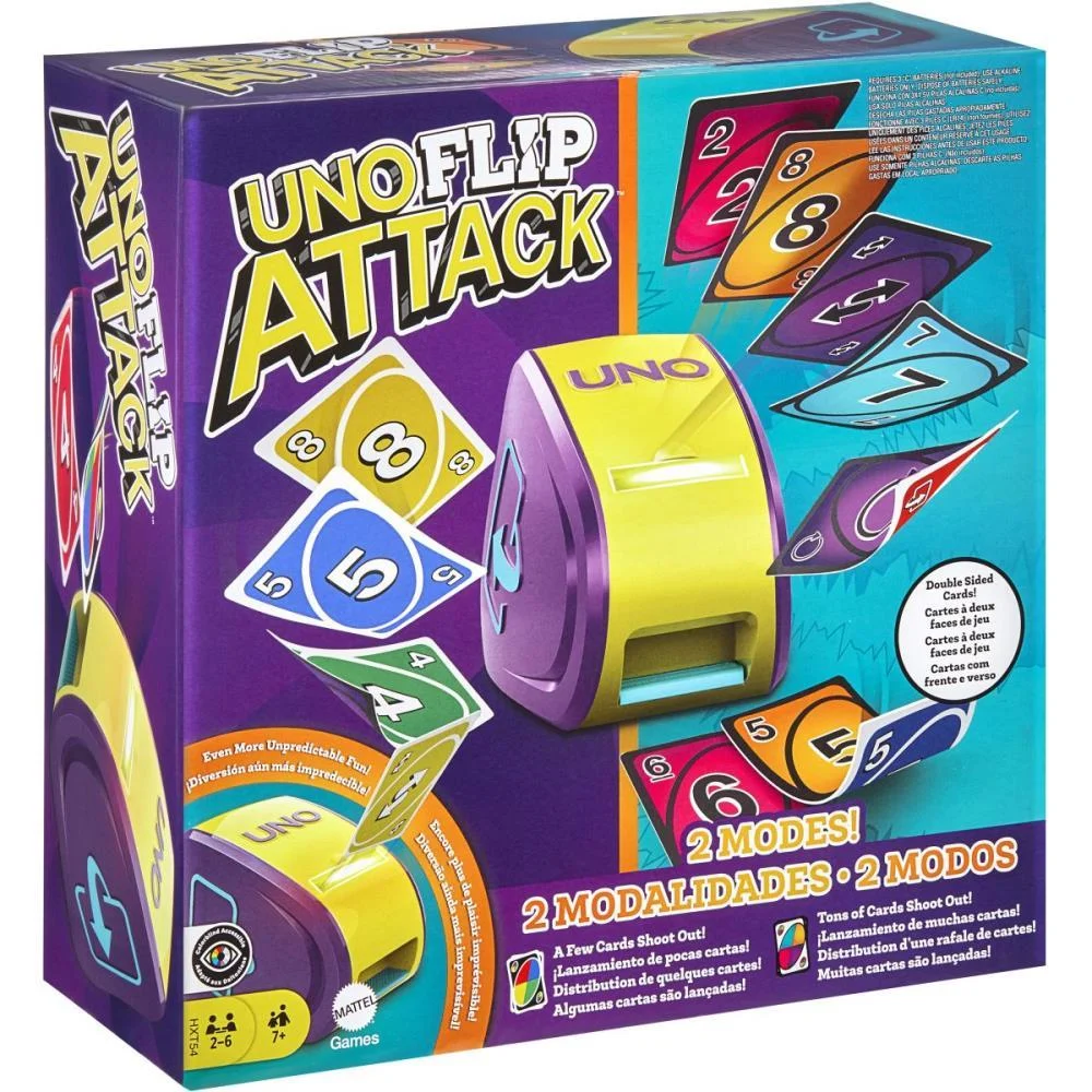 JOGO DE CARTAS UNO FLIP ATTACK MATTEL (UNIDADE) - imagem 13