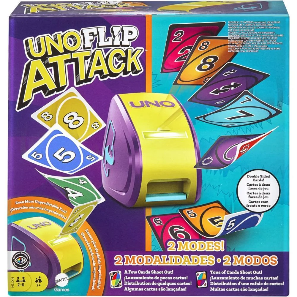 JOGO DE CARTAS UNO FLIP ATTACK MATTEL (UNIDADE) - imagem 14
