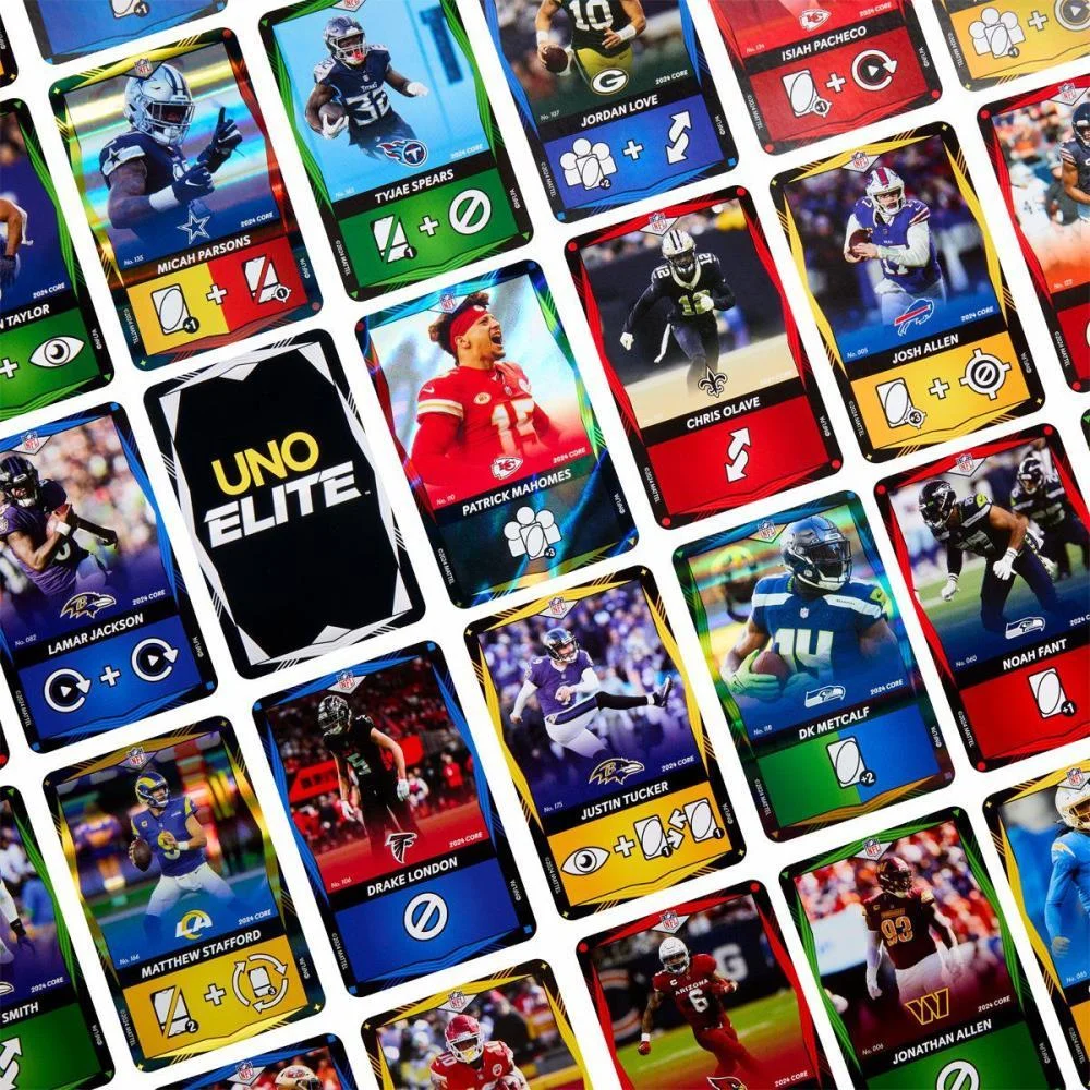 JOGO DE CARTAS UNO ELITE NFL EXTENÇÃO ADIC (S MATTEL (UNIDADE) - imagem 11