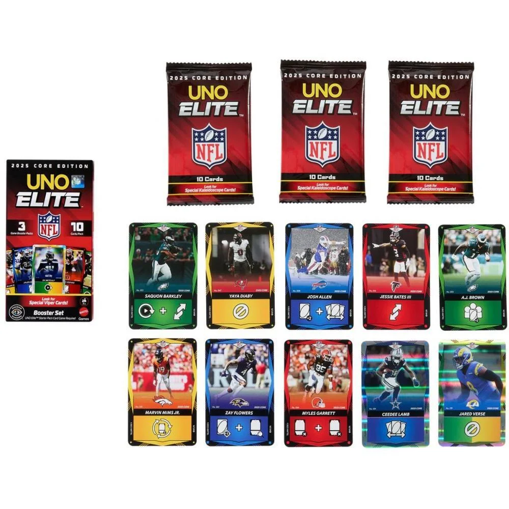 JOGO DE CARTAS UNO ELITE NFL EXTENÇÃO ADIC (S MATTEL (UNIDADE) - imagem 5