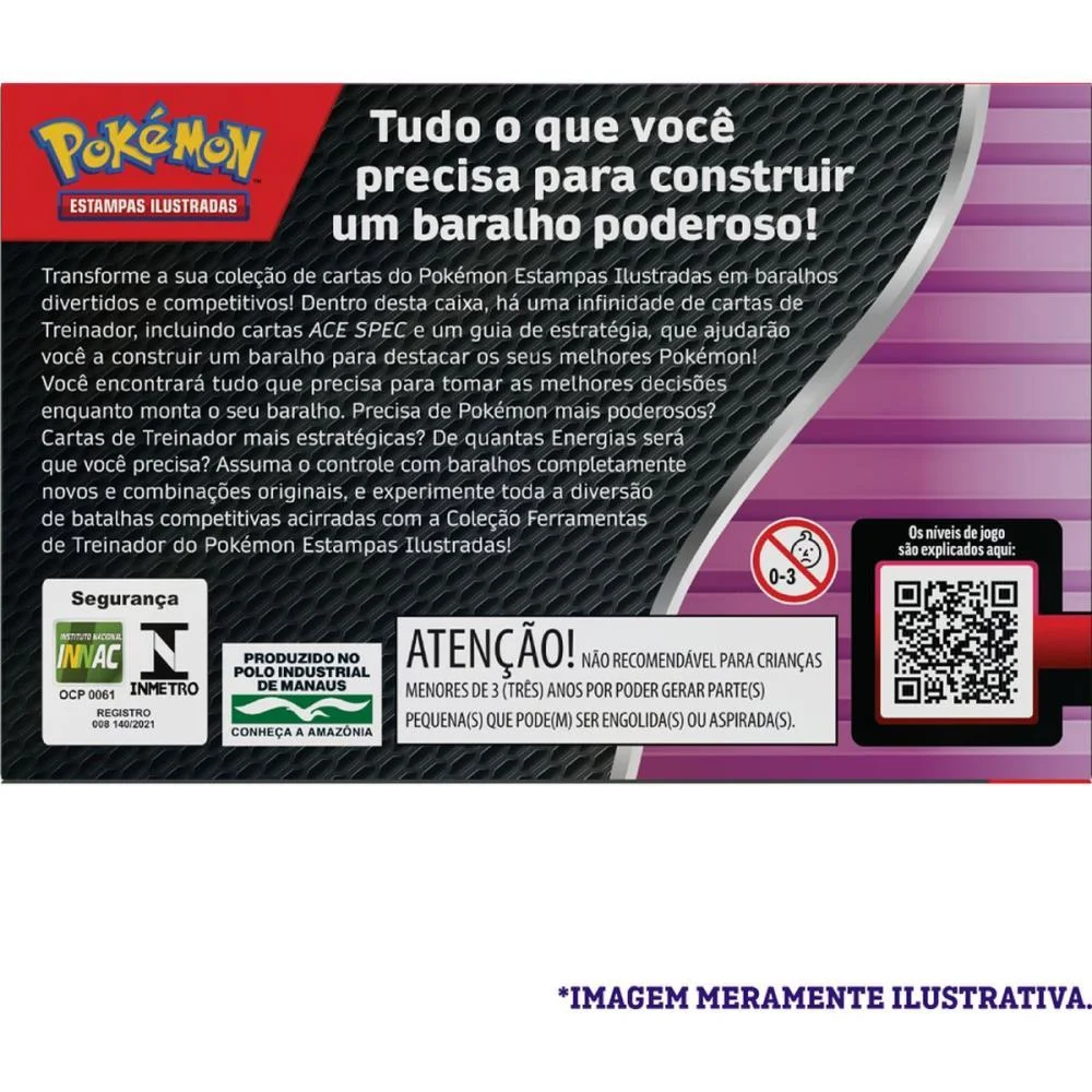 JOGO DE CARTAS POKEMON ME02 FERRAMENTAS TREIN COPAG (UNIDADE) - imagem 3