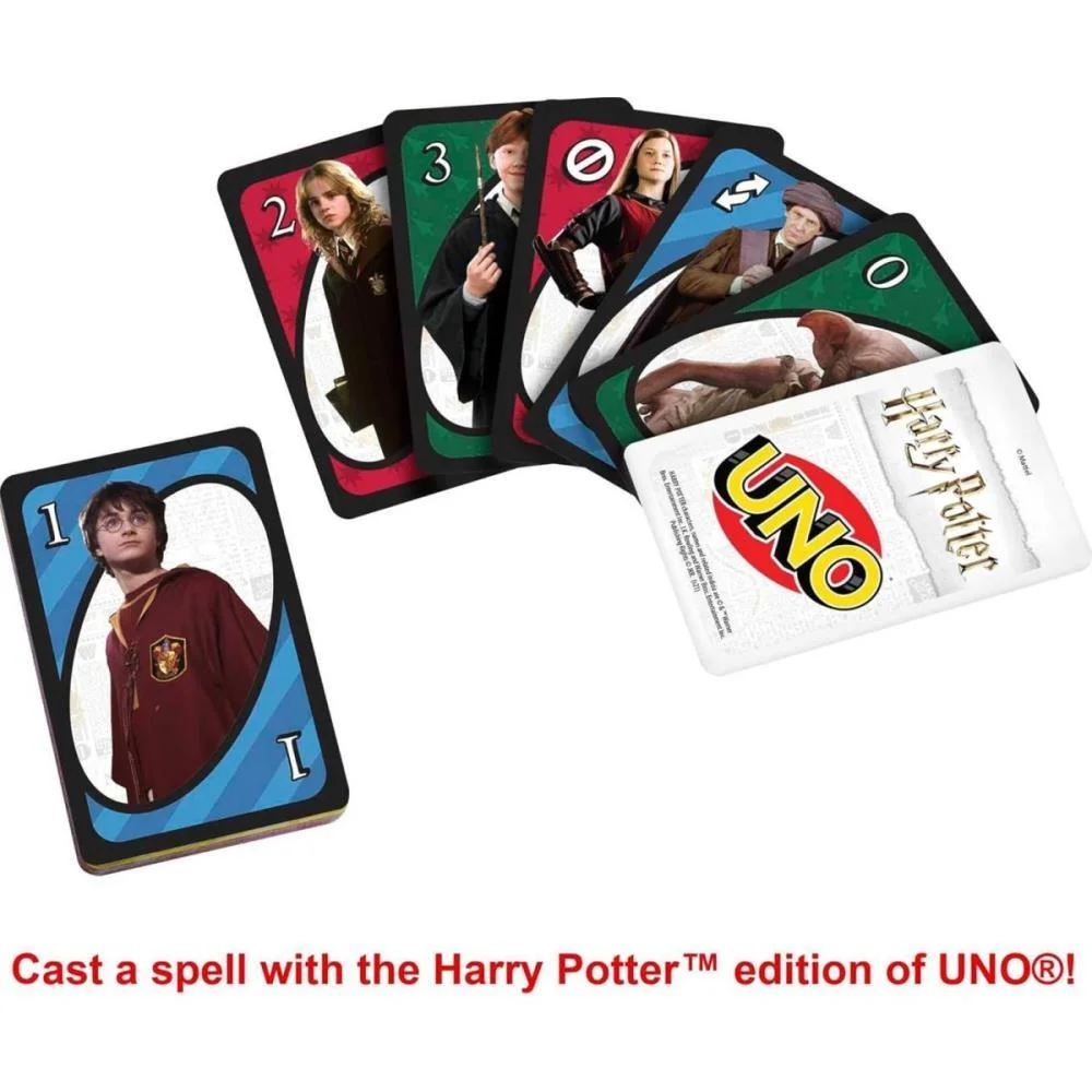JOGO DE CARTAS UNO HARRY POTTER EM LATA MATTEL (UNIDADE) - imagem 3