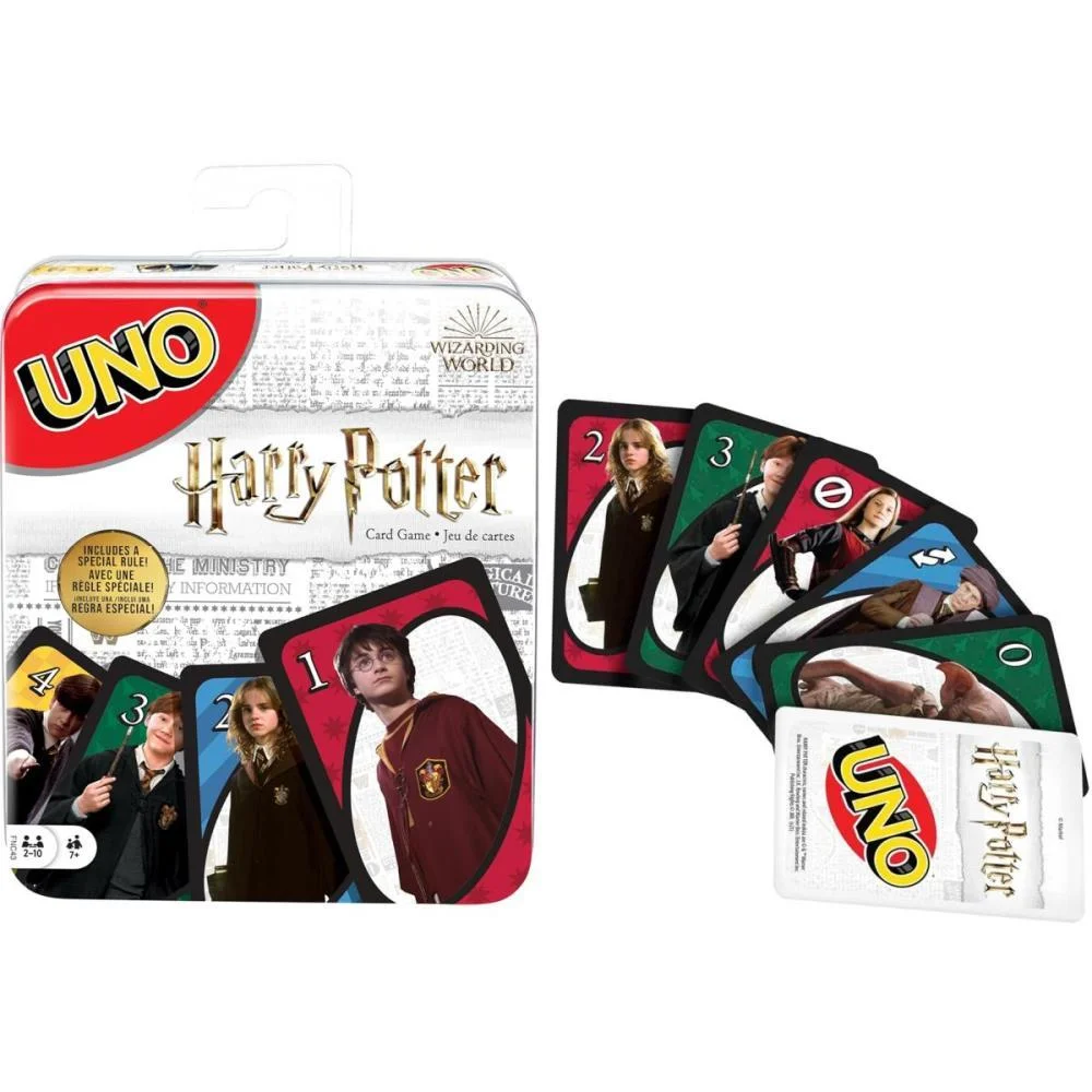 JOGO DE CARTAS UNO HARRY POTTER EM LATA MATTEL (UNIDADE) - imagem 8