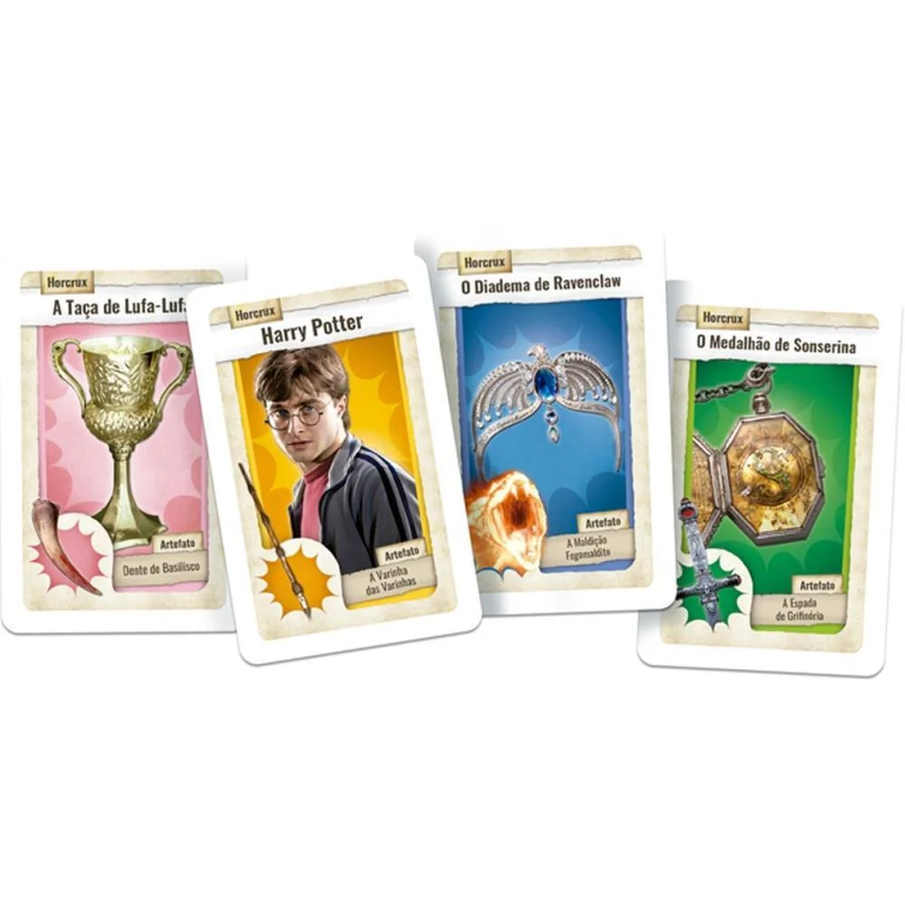 JOGO DE CARTAS HARRY POTTER DESAFIO HORCRUXES COPAG (UNIDADE) - imagem 4