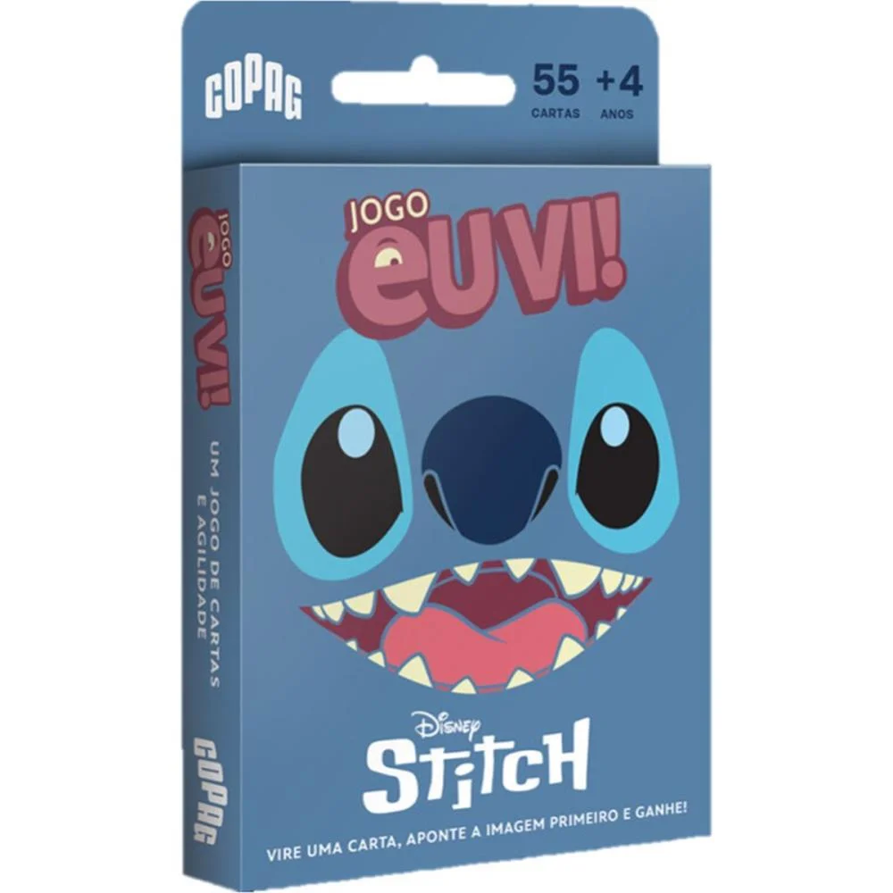 JOGO DE CARTAS EU VI! STITCH COPAG (UNIDADE) - imagem 3