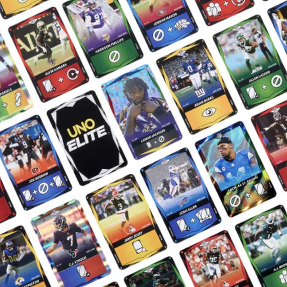 JOGO DE CARTAS UNO ELITE NFL STARTER PACK MATTEL (UNIDADE) - imagem 5