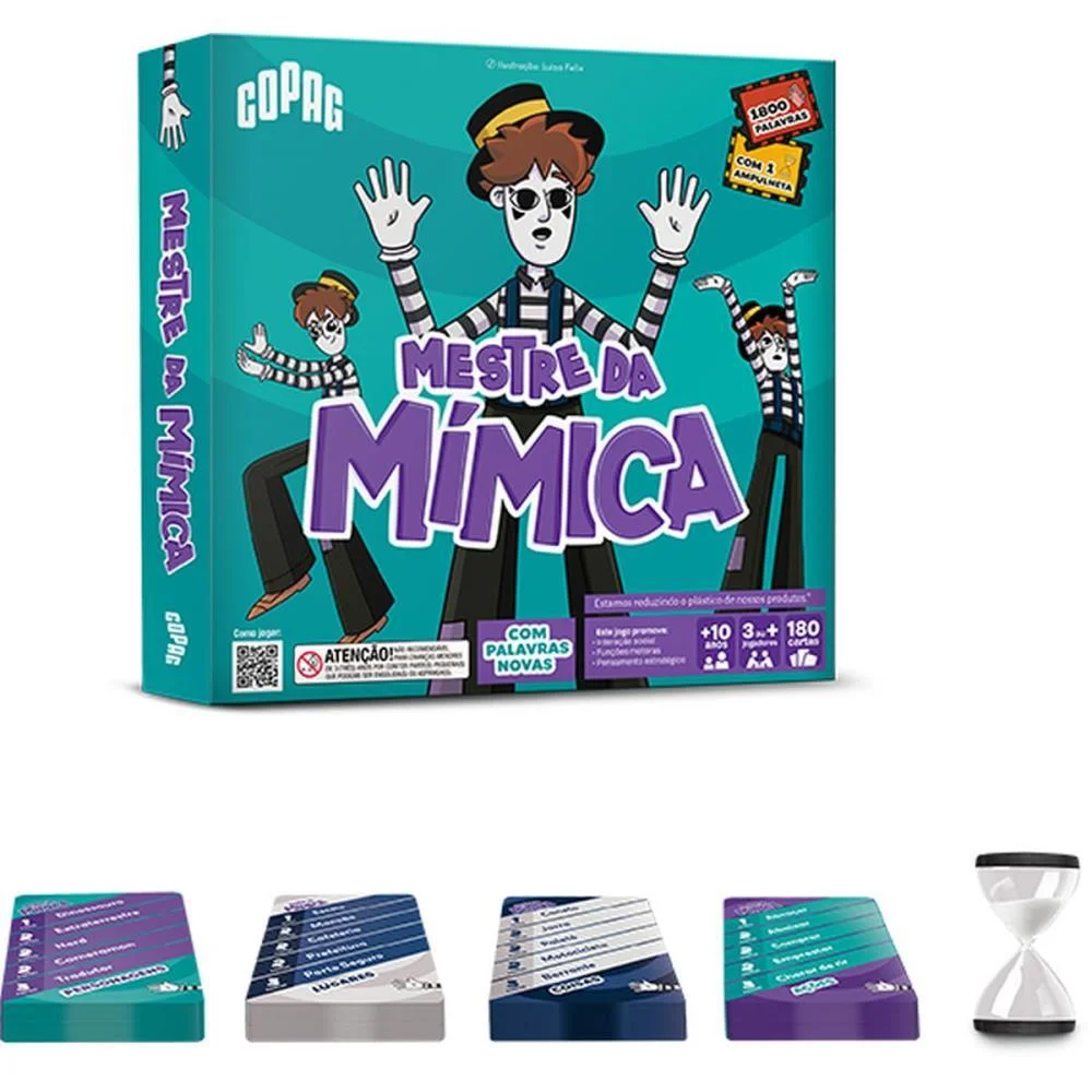 JOGO DE CARTAS MESTRE DA MIMICA COPAG (UNIDADE) - imagem 3