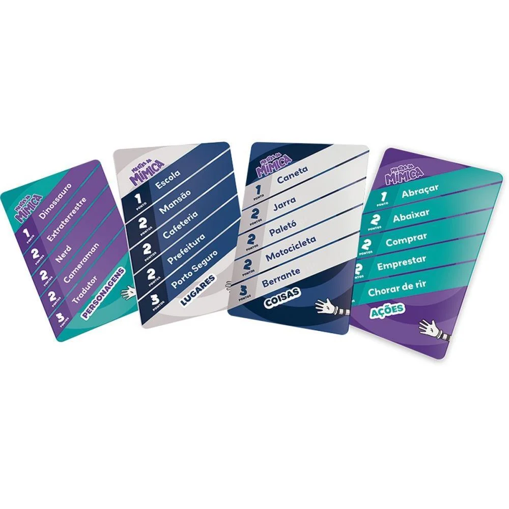 JOGO DE CARTAS MESTRE DA MIMICA COPAG (UNIDADE) - imagem 4