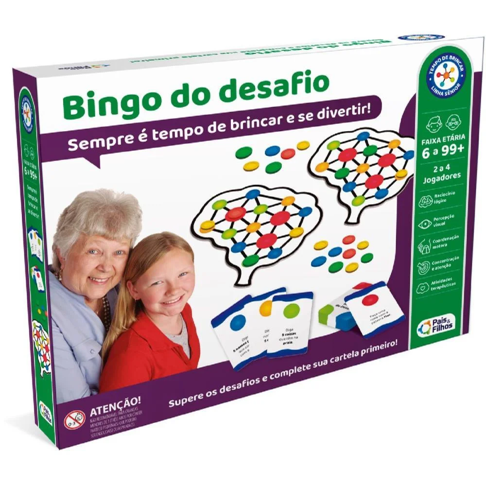 JOGO DE CARTAS BINGO DO DESAFIO PAIS E FILHOS (UNIDADE) - imagem 2