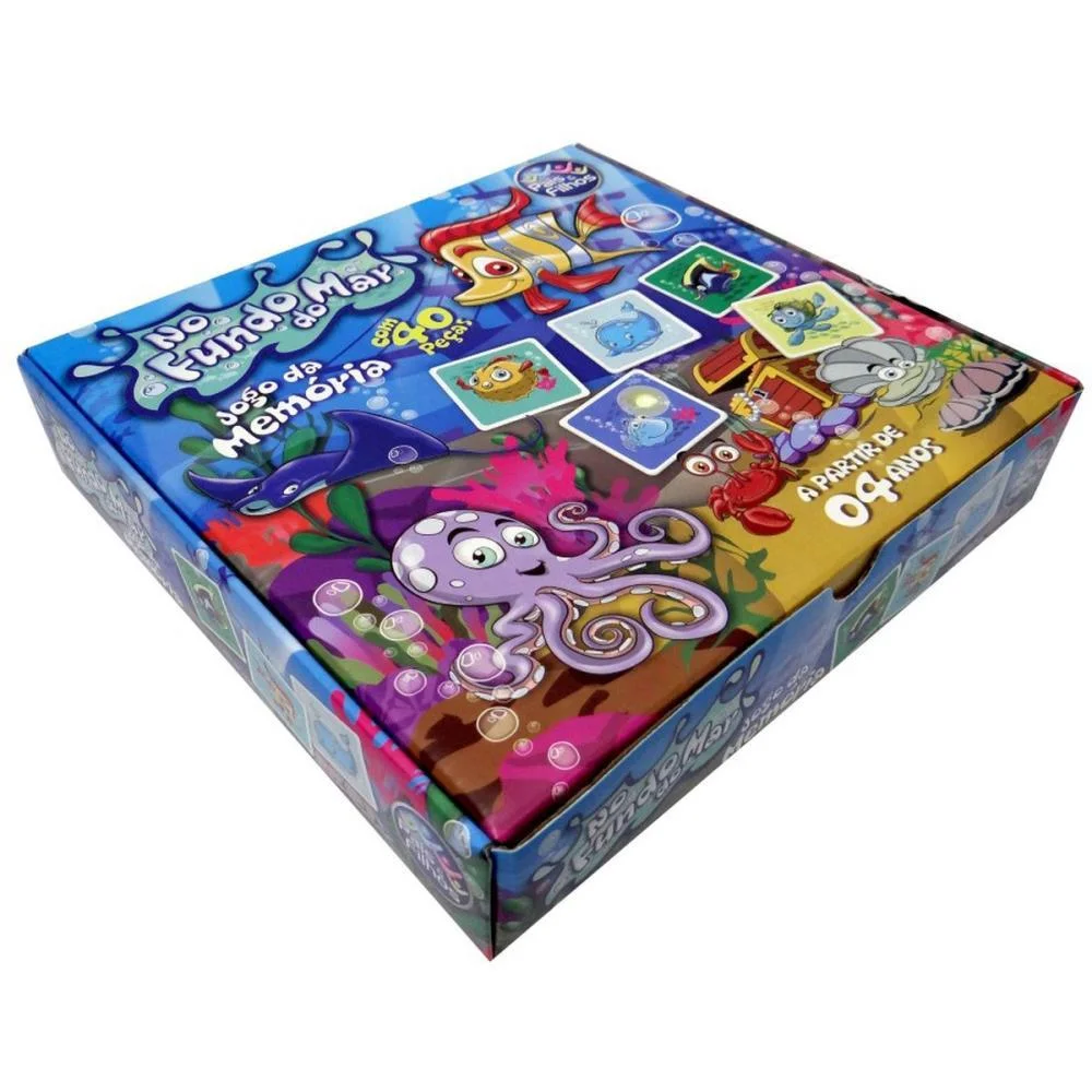JOGO DA MEMORIA FUNDO DO MAR PAIS E FILHOS (UNIDADE) - imagem 8