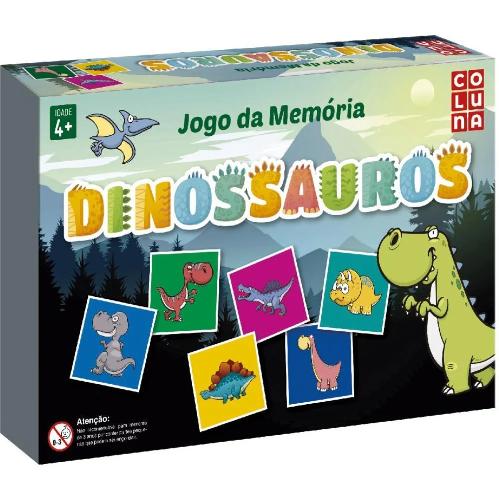 JOGO DA MEMORIA DINOSSAURO COLUNA (UNIDADE) - imagem 3