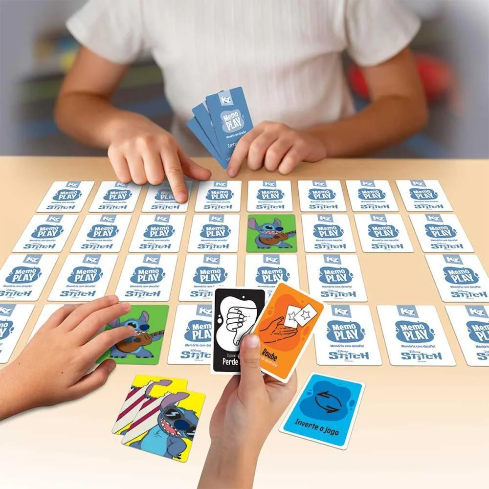 JOGO DA MEMORIA STITCH MEMO PLAY 32PCS ELKA (UNIDADE) - imagem 6