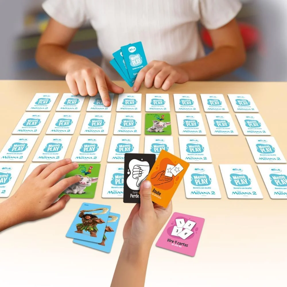 JOGO DA MEMORIA MOANA 2 MEMO PLAY 32PÇS ELKA (UNIDADE) - imagem 4
