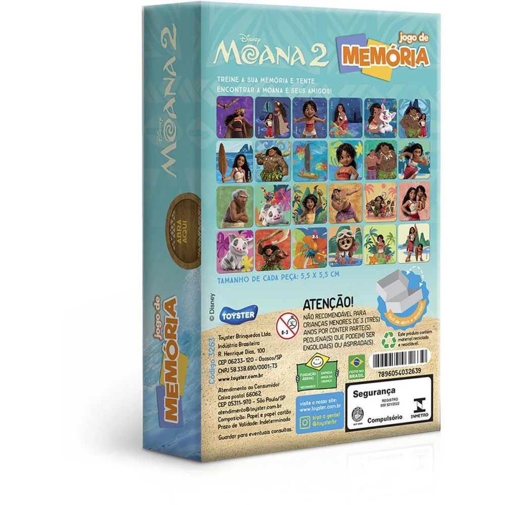 JOGO DA MEMORIA MOANA 2 TOYSTER (UNIDADE) - imagem 6