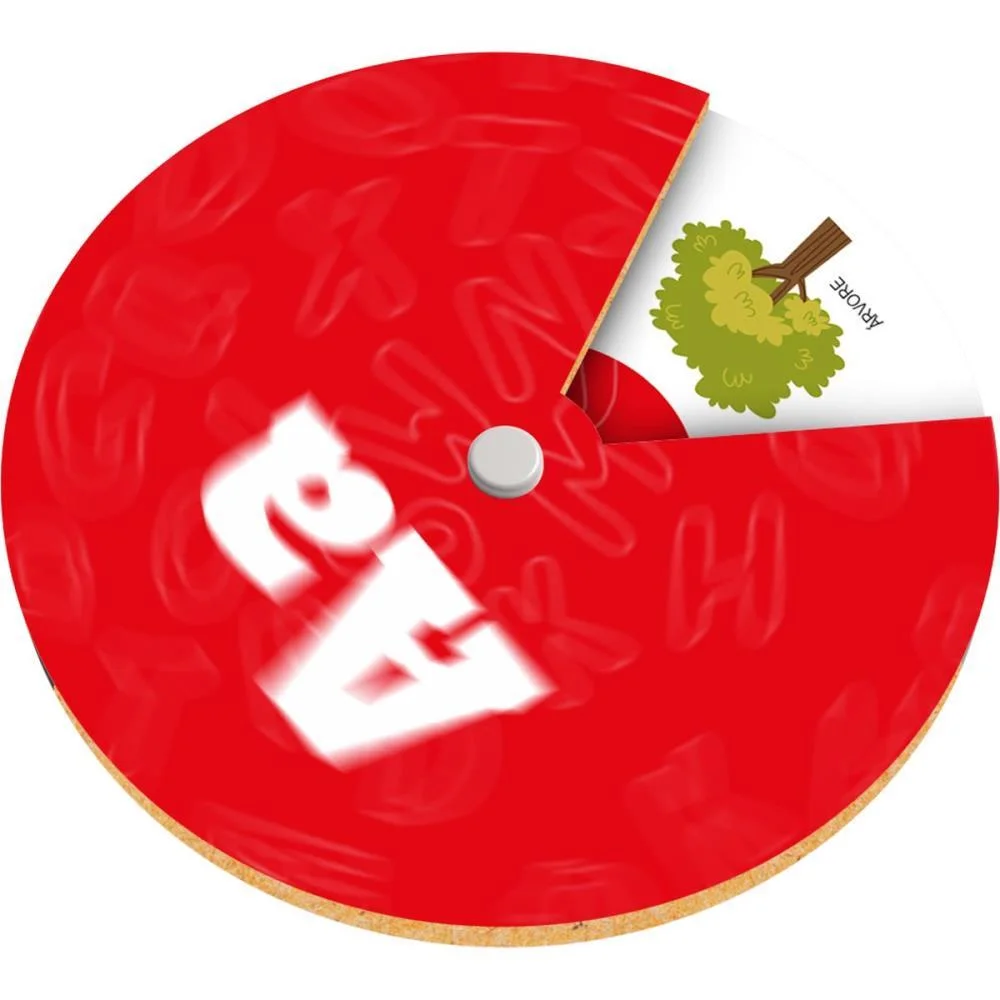 JOGO EDUCATIVO GIRA GIRA CONHECENDO AS VOGAIS BRINC. DE CRIANCA (UNIDADE) - imagem 4