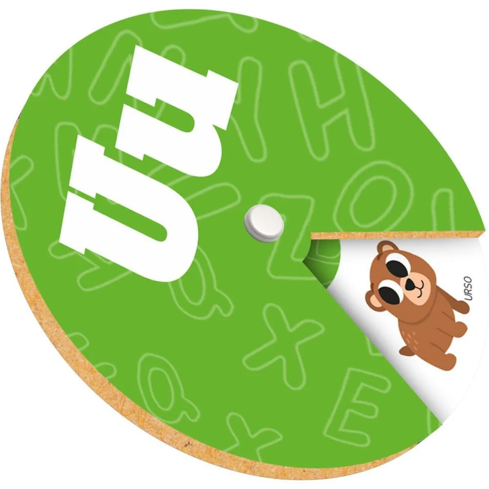 JOGO EDUCATIVO GIRA GIRA CONHECENDO AS VOGAIS BRINC. DE CRIANCA (UNIDADE) - imagem 8