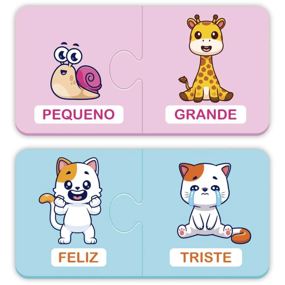 BRINQUEDO PEDAGOGICO OPOSTOS 48 PCS GGB PLAST (UNIDADE) - imagem 3