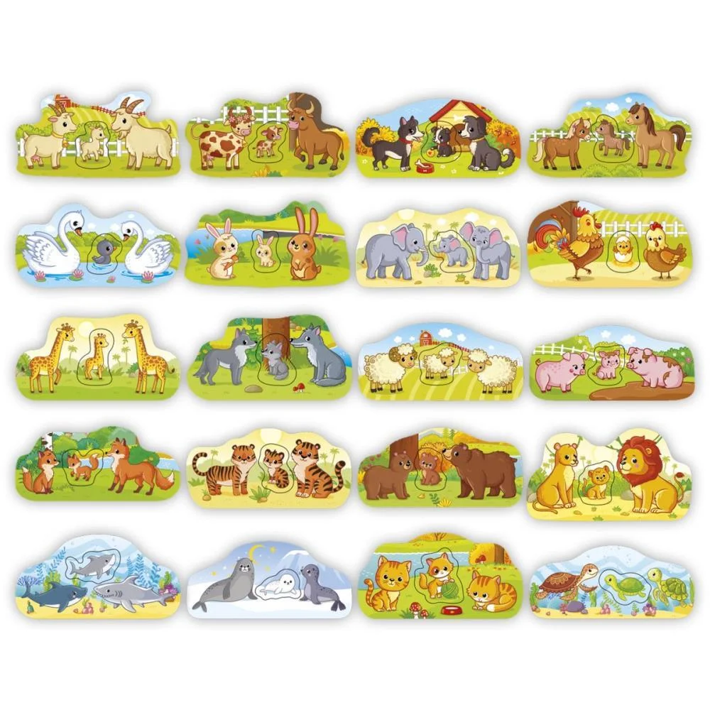 BRINQUEDO PEDAGOGICO PAPAI, MAMAE E BEBE 40 PCS GGB PLAST (UNIDADE) - imagem 4