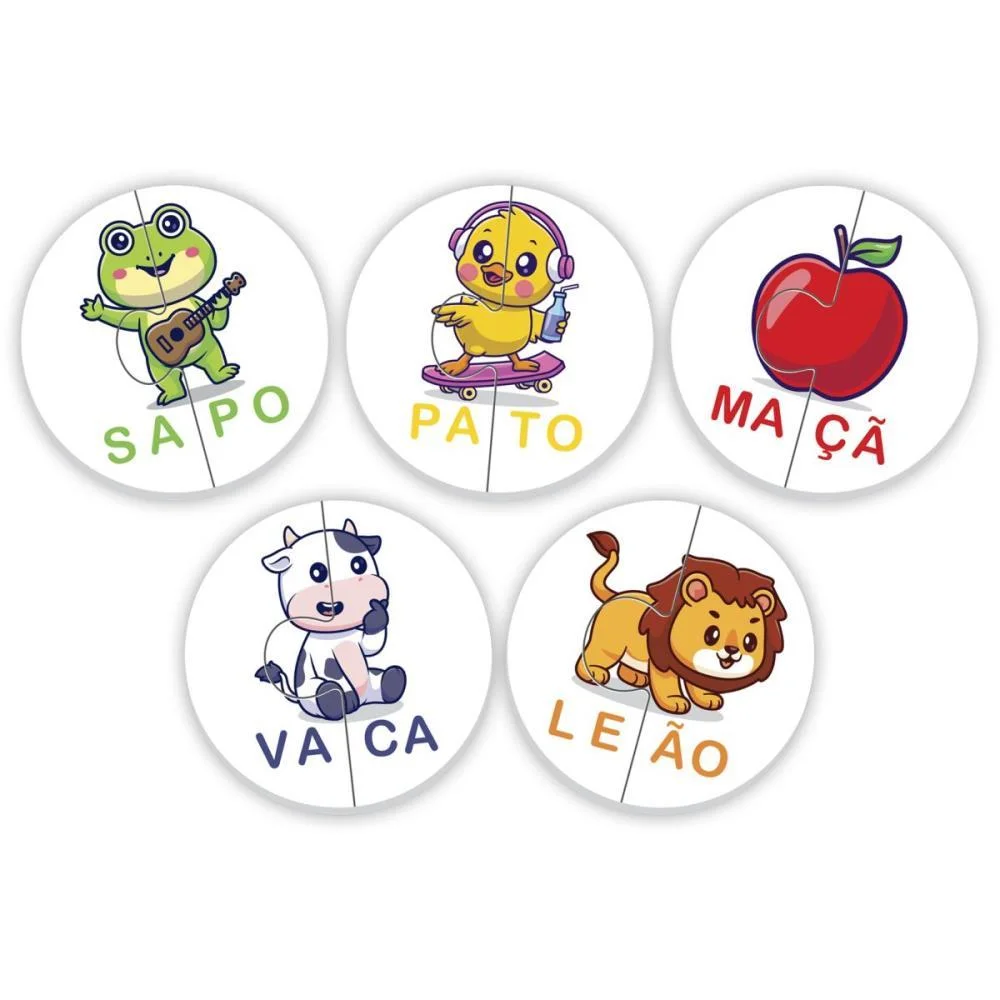 BRINQUEDO PEDAGOGICO SILABAS 60 PCS GGB PLAST (UNIDADE) - imagem 3