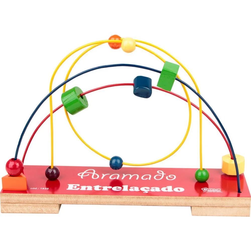 BRINQUEDO PEDAGOGICO ARAMADO ENTRELACADO 11PECAS CARLU (UNIDADE) - imagem 4