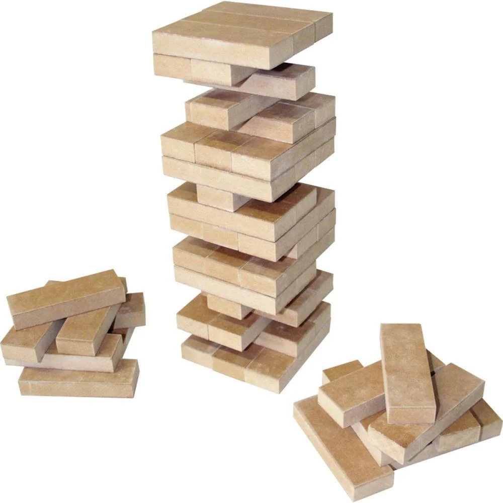 BRINQUEDO PEDAGOGICO MADEIRA TORRE LEGAL 54PECAS CARLU (UNIDADE) - imagem 4