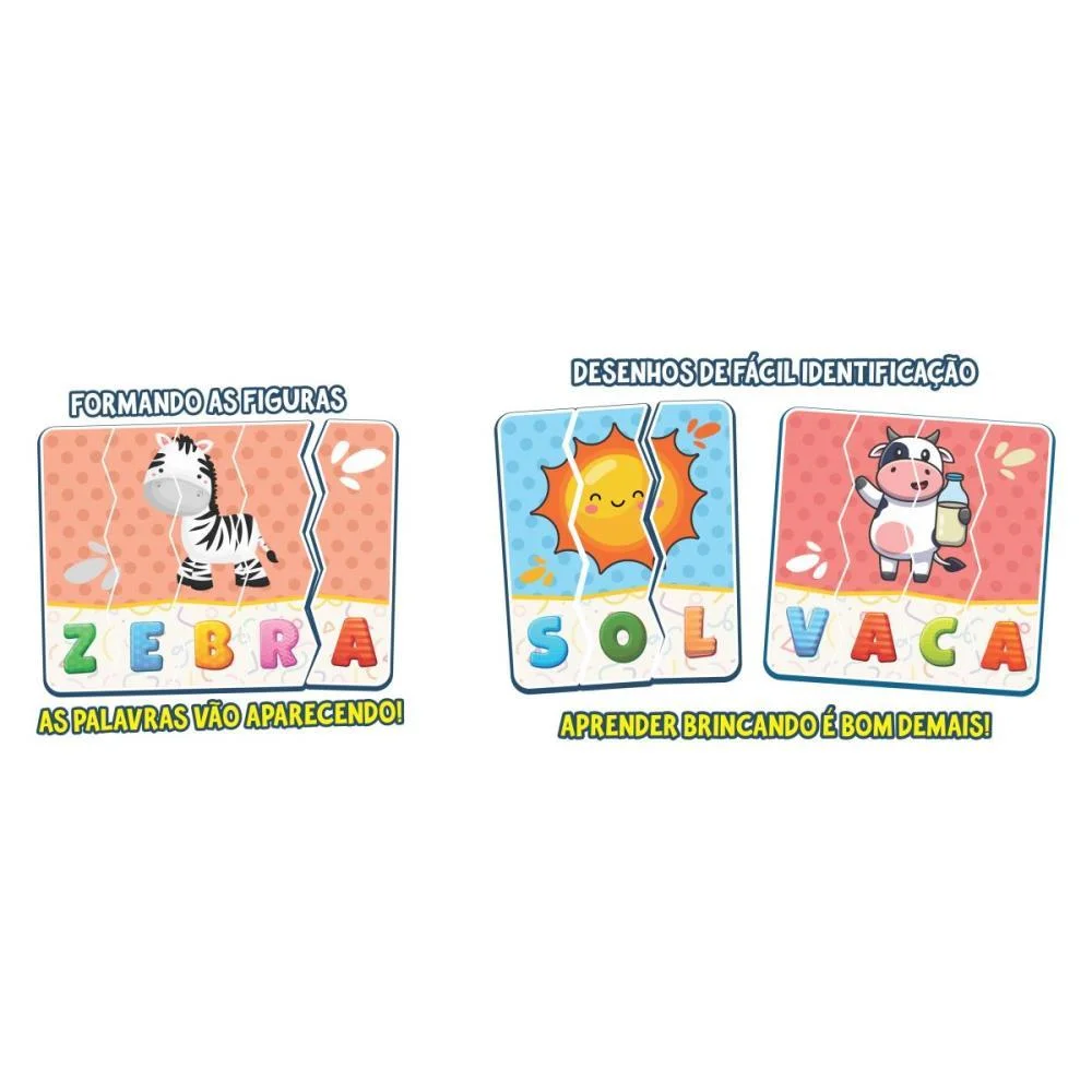 BRINQUEDO PEDAGOGICO MADEIRA SOLETRANDO 112PCS AQUARELA BRINQUEDOS (UNIDADE) - imagem 3