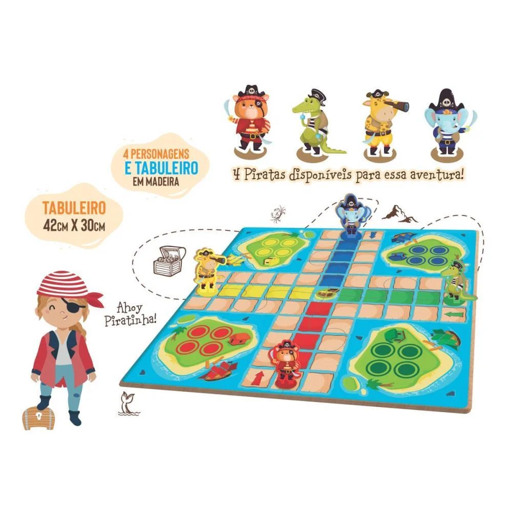 BRINQUEDO PEDAGOGICO MADEIRA LUDO KIDS 37PCS AQUARELA BRINQUEDOS (UNIDADE) - imagem 3
