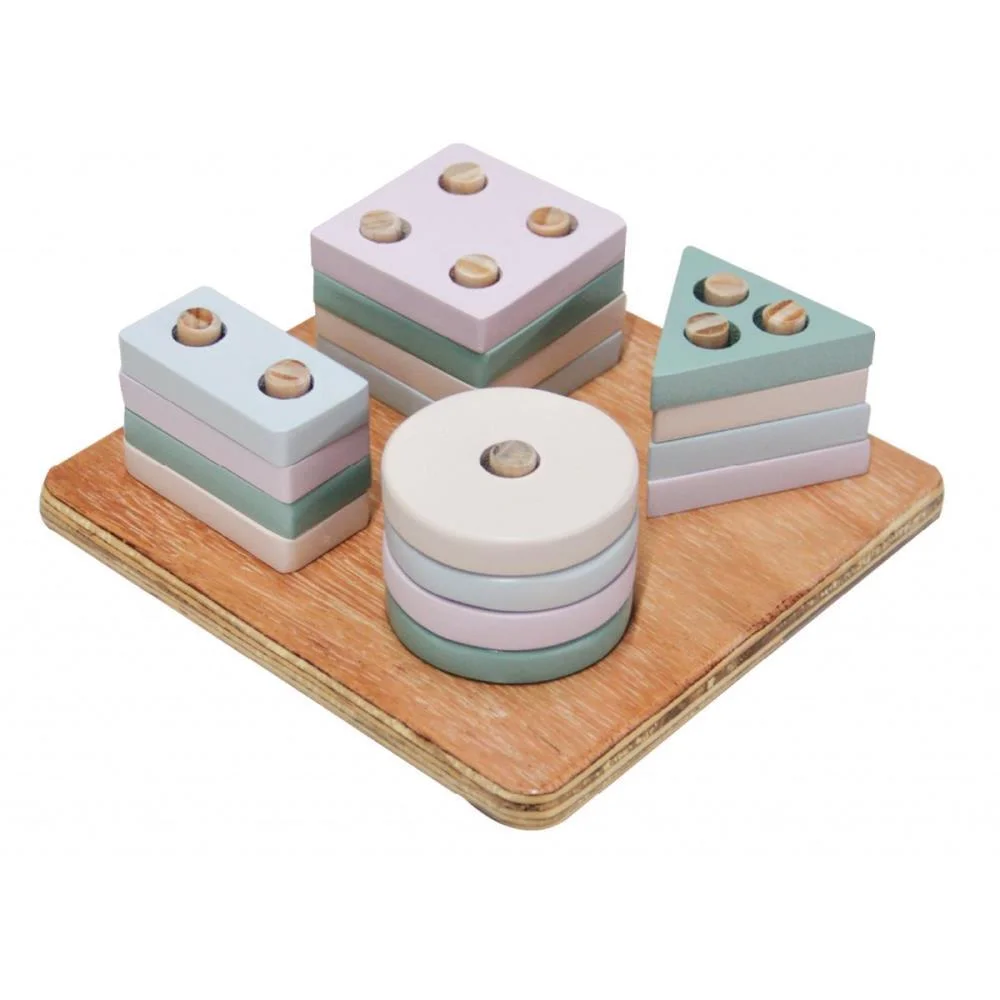 BRINQUEDO PEDAGOGICO MADEIRA PRANCHA DE SELECAO PEQUENA CARLU (UNIDADE) - imagem 3