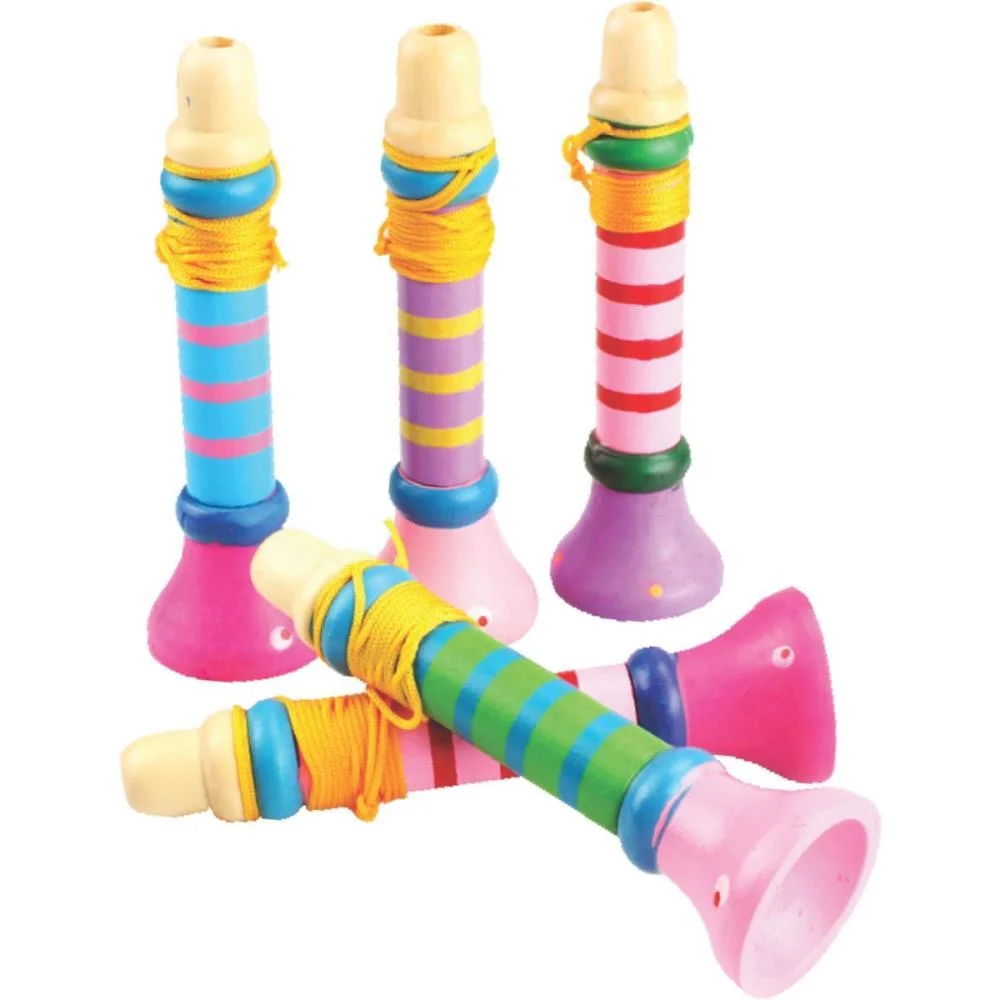 INSTRUMENTO MUSICAL TROMPETE INFANTIL 18,5CM (S) TOY MIX (UNIDADE) - imagem 3