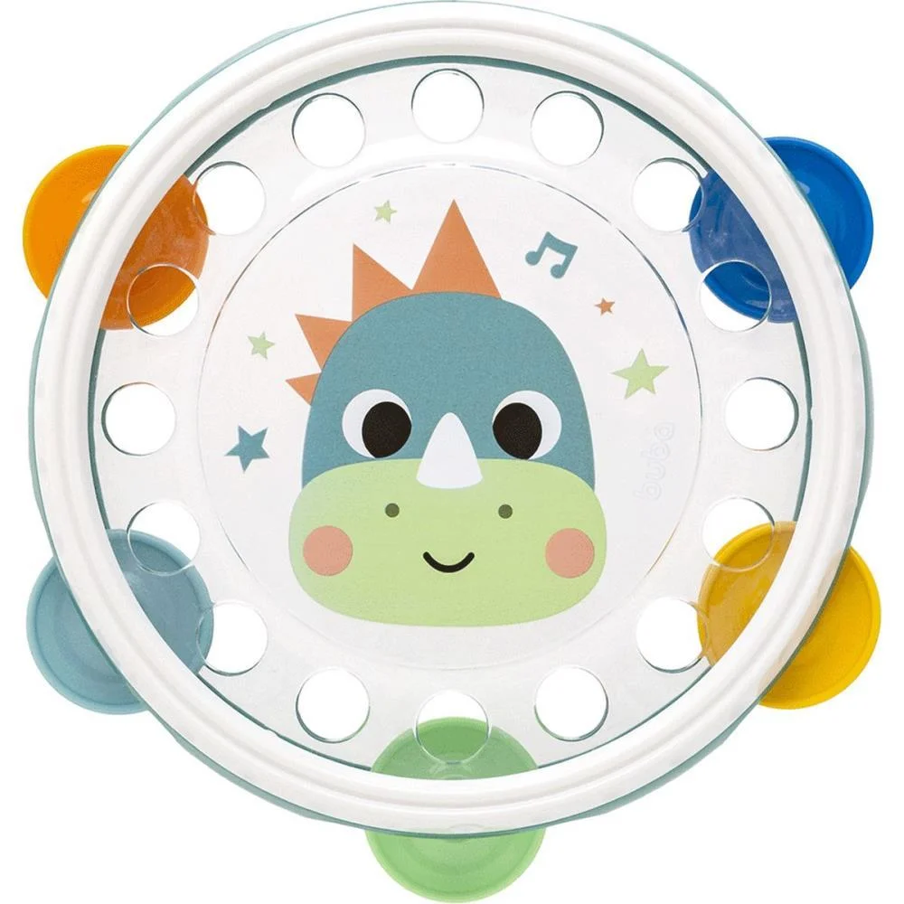 INSTRUMENTO MUSICAL PANDEIRO ZOO DINO BUBA (UNIDADE) - imagem 2